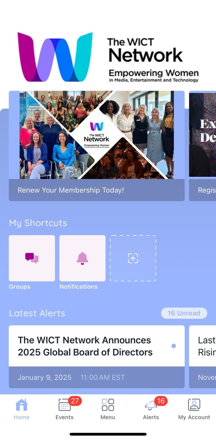 Member App – The WICT Network